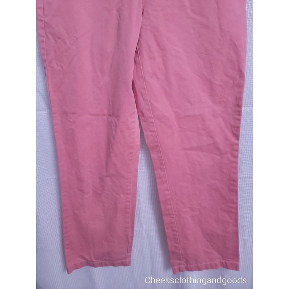 Vineyard Vines Pink Straight Leg Chinos Preppy Golf Pants Womens size 18 Plus - Picture 3 of 9